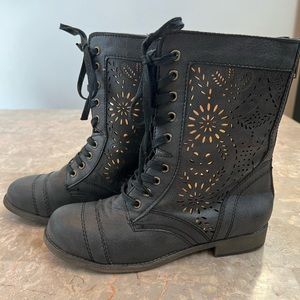 Rampage Joiner Mid Calf Combat Moto boot 6.5